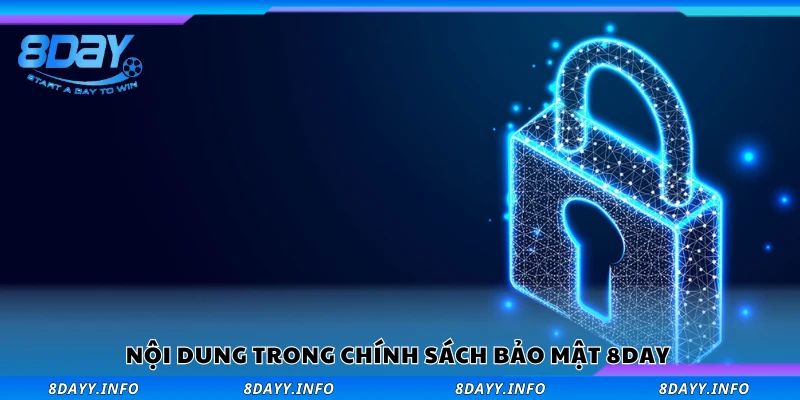 Điều khoản trong chính sách bảo mật 8Day