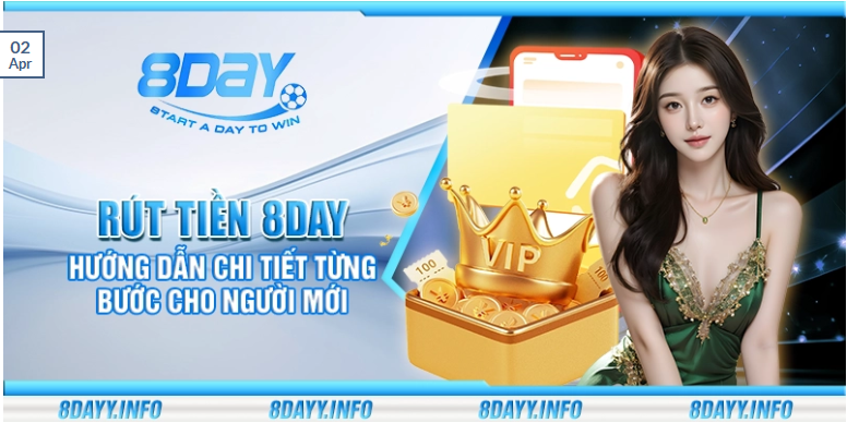 Rút tiền từ tài khoản 8Day