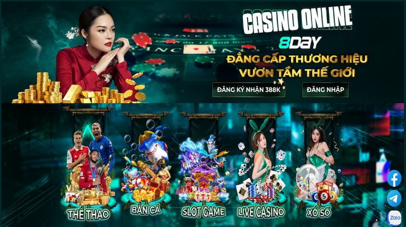 Các tính năng nổi bật của nổ hũ 8day